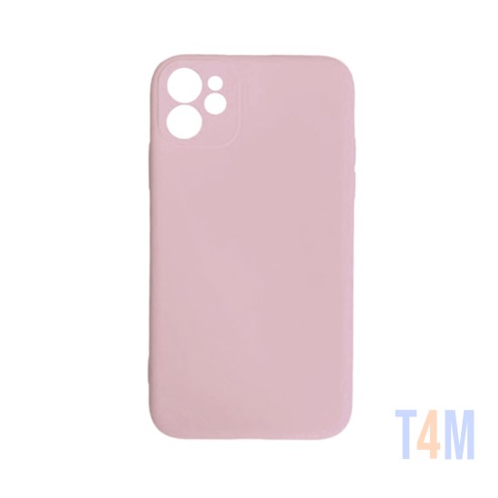 Capa de Silicone Mole para Apple iPhone 12 Rosa